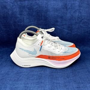 Nike ZoomX Vaporfly Next% 2, 'Laser Blue/Rush Orange/White', Women's US 7.5